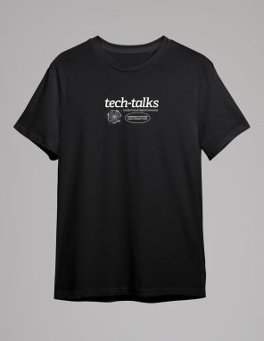 Trendyol Black Text Printed Regular/Normal Cut T-shirt