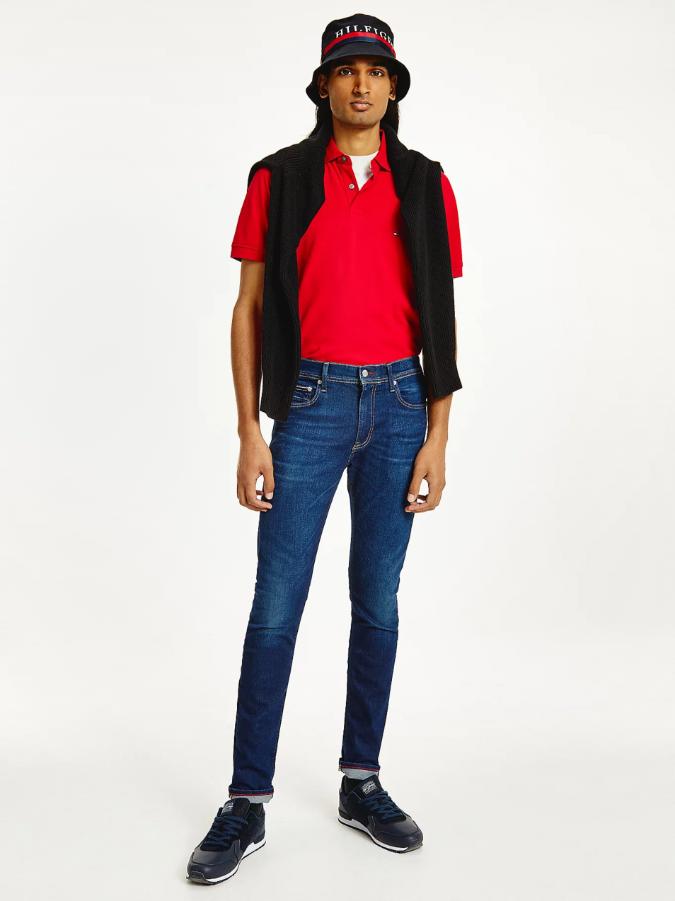 Tommy Hilfiger Rifle - XTR SLIM LAYTON PSTR OLIVIER IND modré