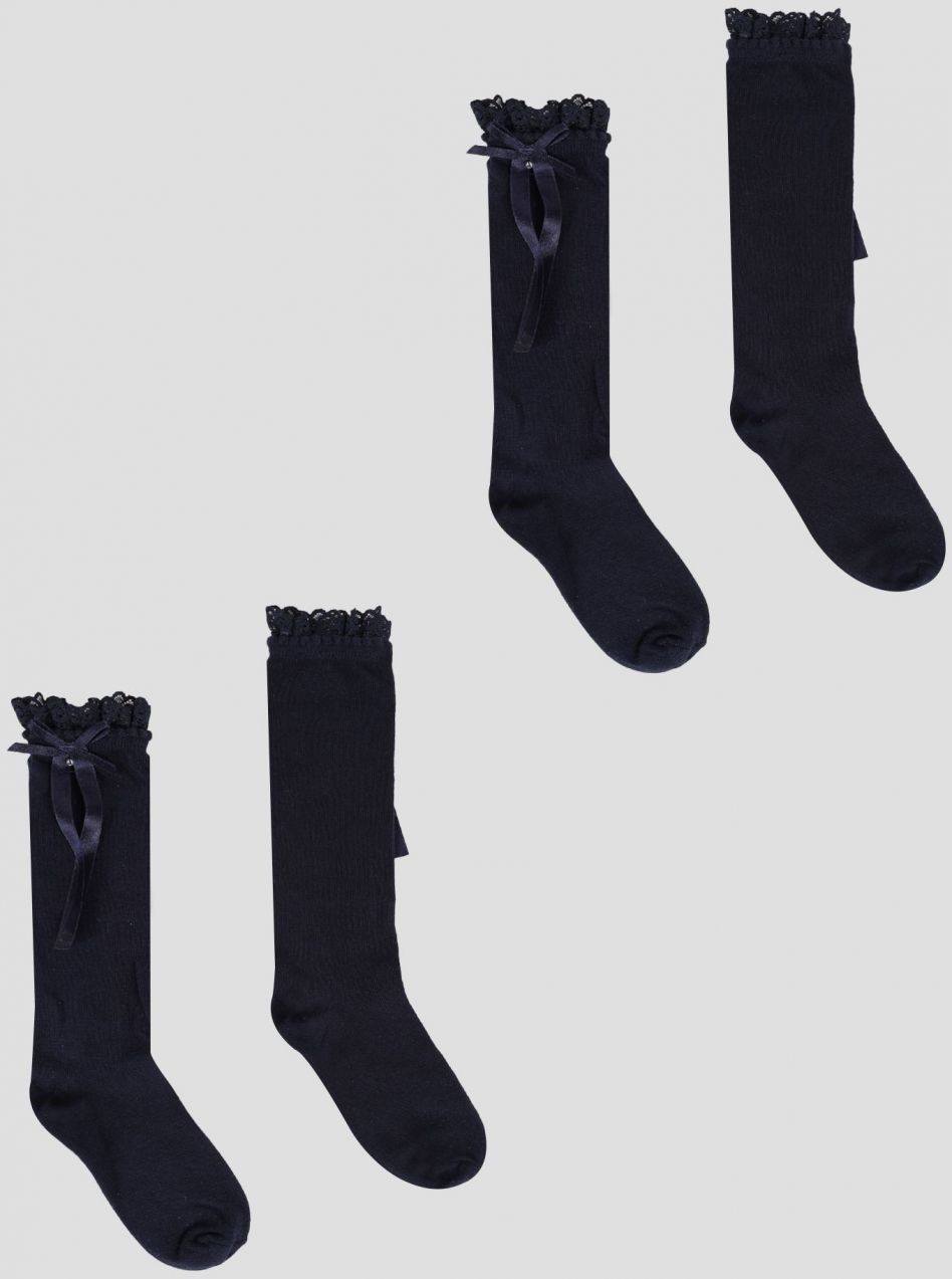 Yoclub Kids's Socks 2-Pack SKA-0163G-190B Navy Blue