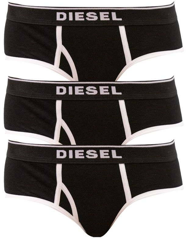 Diesel Nohavičky - UFPNOXYTHREEPACK UNDERPANTS čierne