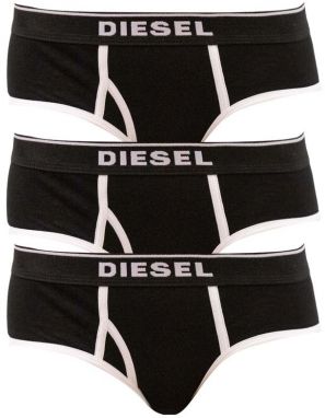 Diesel Nohavičky - UFPNOXYTHREEPACK UNDERPANTS čierne