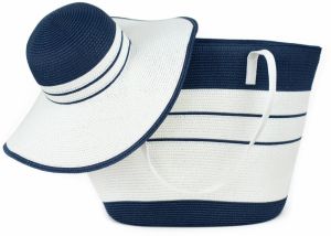 Plážová taška s klobúkom Art of Polo Navy