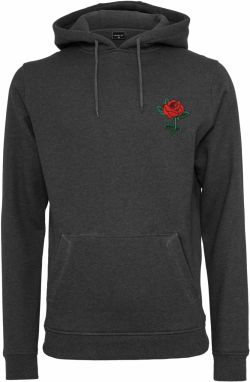 Men's Rose Hoody Sweatshirt - Grey