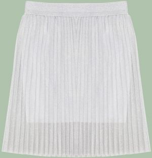 Trendyol Gray Girl Glittery Mini Knitted Skirt