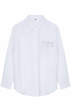 Trendyol Ecru Pocket Detailed Woven Shirt
