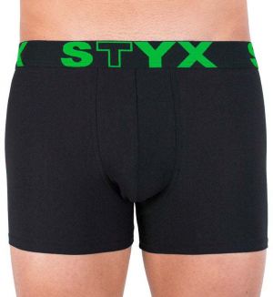 Men's boxers Styx long sports rubber black