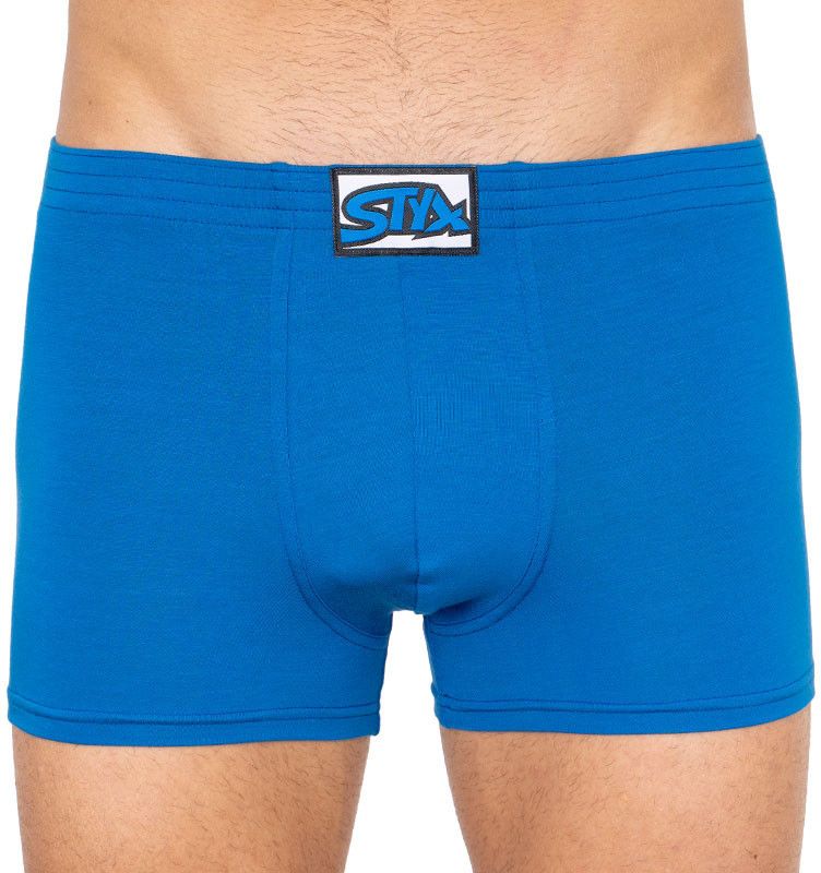 Men's boxer shorts Styx classic rubber blue