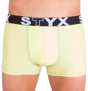 Men's boxer shorts Styx sports rubber oversized greenish