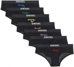 Diesel Nohavičky - UFPN-OXY-SEVEN UNDERPANTS čierna
