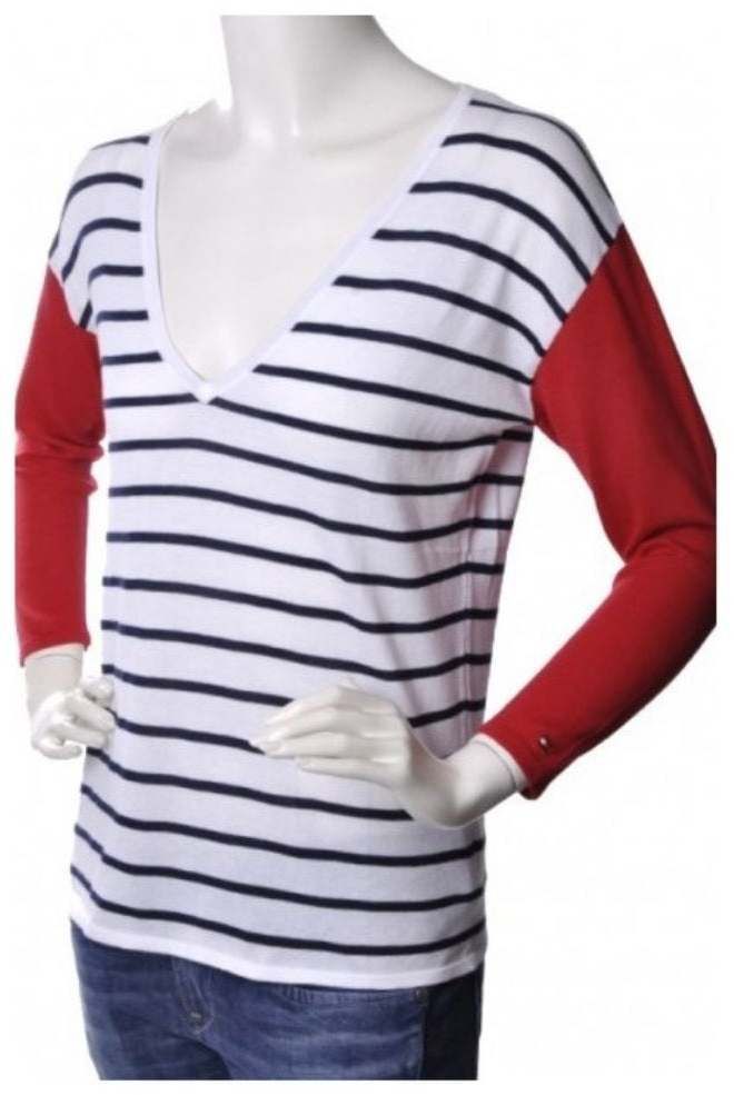 Tommy Hilfiger Tričko - winnie stp v-nk biele