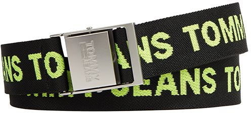 Tommy Jeans Opasok - TJM FASHION WEBBING BELT čierny