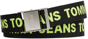 Tommy Jeans Opasok - TJM FASHION WEBBING BELT čierny