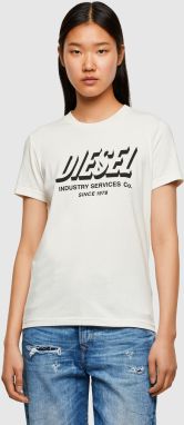Diesel Tričko - TSILYR4 TSHIRT biele