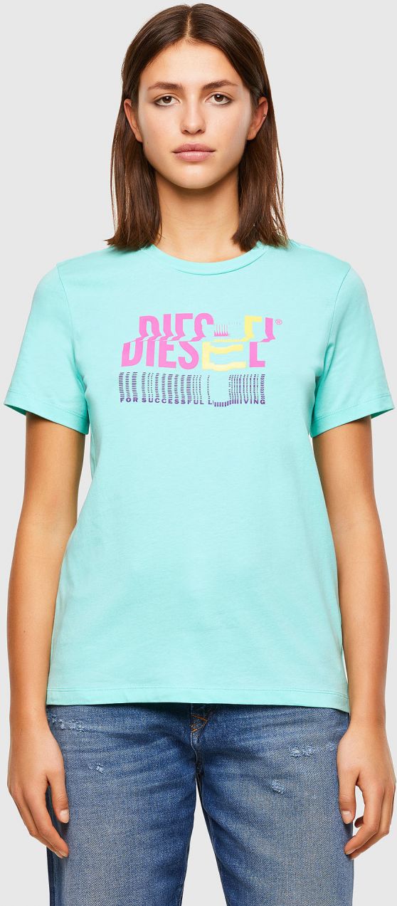 Diesel Tričko - TSILYK6 TSHIRT modré