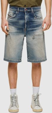 Diesel Krátke nohavice - D-MACS-SHORT SHORTS svetlomodré