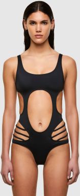 Diesel Plavky - BFSW-MICAELA SWIMSUIT čierne