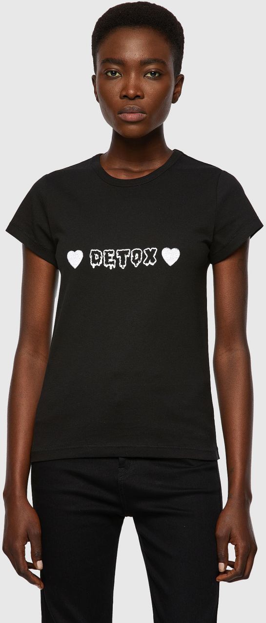 Diesel Tričko - TSLICUP TSHIRT čierne