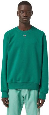 Diesel Mikina - S-GINN-D SWEAT-SHIRT zelená