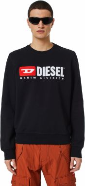 Diesel Mikina - S-GINN-DIV SWEAT-SHIRT čierna