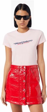 Diesel Tričko - T-SLI-IND T-SHIRT ružové