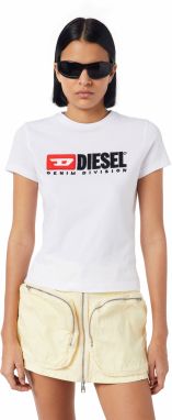 Diesel Tričko - T-SLI-DIV T-SHIRT biele
