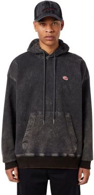 Mikina - Diesel D-UM-RIB-NE SWEAT-SHIRT čierna