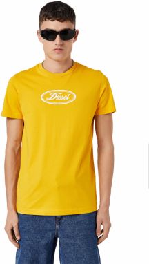 Diesel Tričko - T-DIEGOR-C14 T-SHIRT žlté