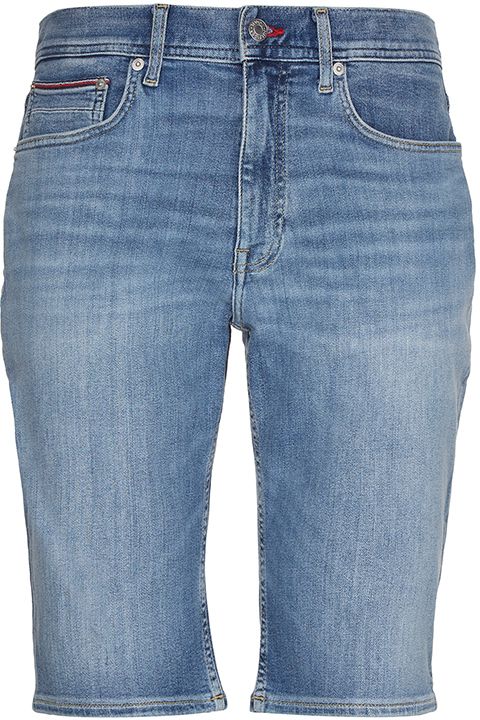 Tommy Hilfiger Krátke nohavice - MIAMI SHORT 5PKT GARY INDIGO modré