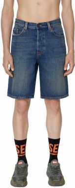 Diesel Krátke nohavice - REGULAR-SHORT SHORTS modré