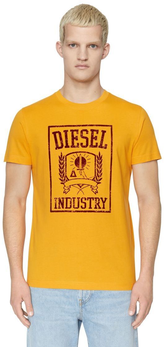 Diesel Tričko - T-DIEGOR-E10 T-SHIRT oranžové