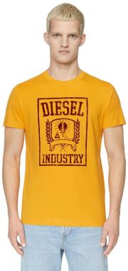 Diesel Tričko - T-DIEGOR-E10 T-SHIRT oranžové