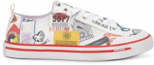 Diesel Tenisky - ATHOS S-ATHOS LOW W SNEAKERS biele