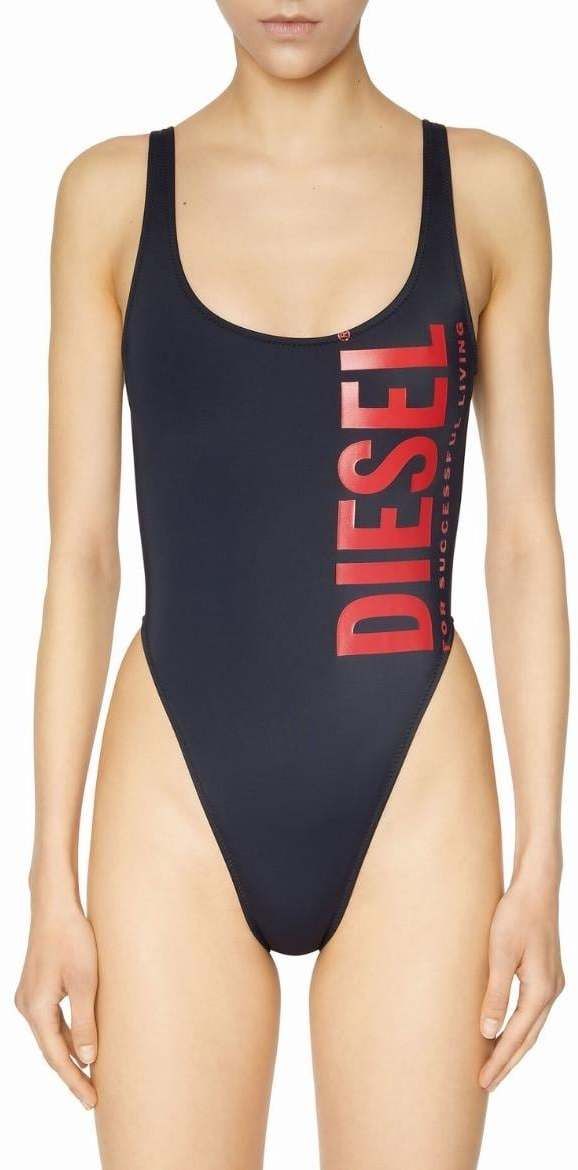 Diesel Plavky - BFSW-PAMELA SWIMSUIT čierne