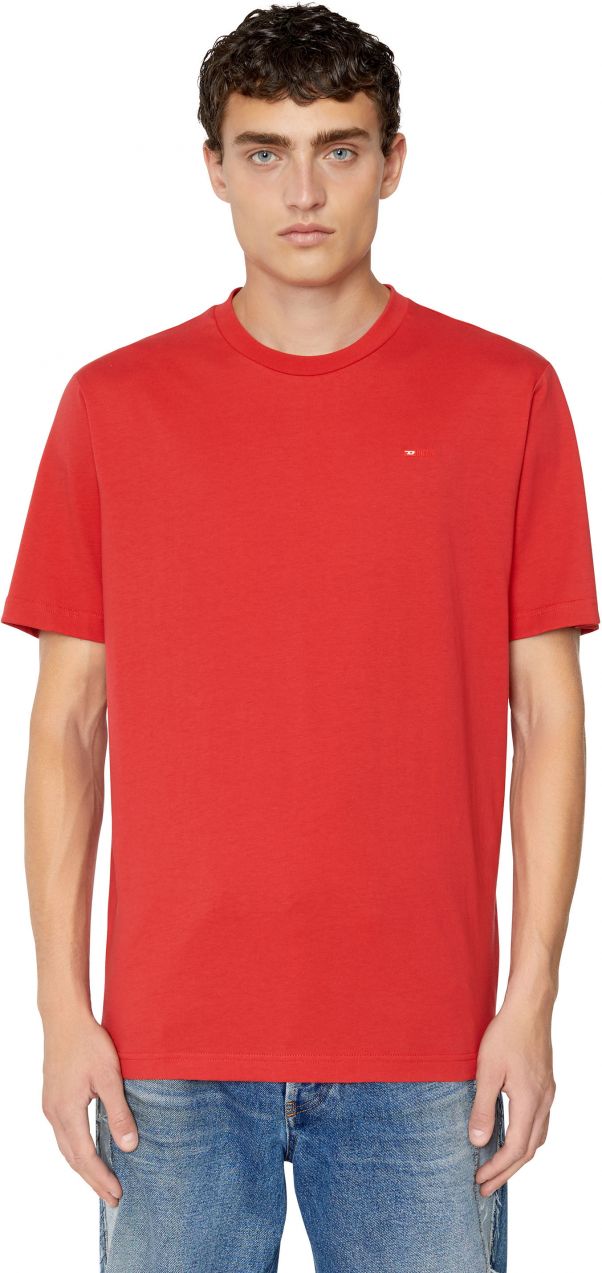 Diesel Tričko - T-JUST-MICRODIV T-SHIRT červené