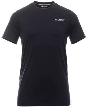 Tommy Hilfiger Tričko - ESSENTIALS TRAINING BIG LOGO TEE modré