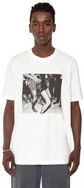 Diesel Tričko - T-JUST-E40 T-SHIRT biele