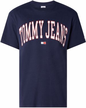 Tommy Jeans Tričko - TJM CLASSIC COLLEGIA modré
