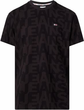 Tommy Jeans Tričko - TJM RLXD AOP TEE čierne
