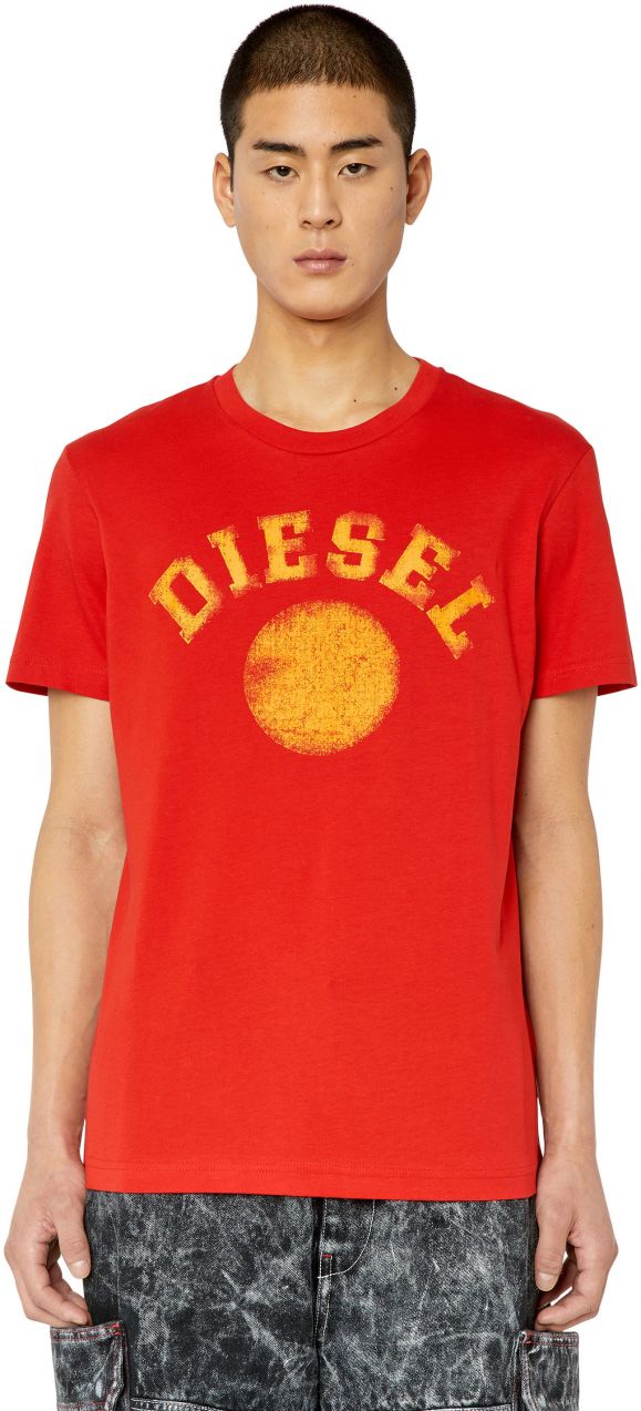 Diesel Tričko - T-DIEGOR-K56 T-SHIRT červené
