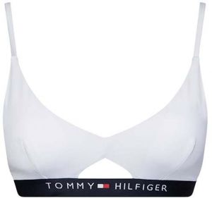 Tommy Hilfiger Vrchný diel plaviek - BRALETTE RP biely