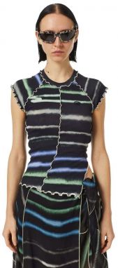 Diesel Tričko - T-SKYOVER-C1 T-SHIRT čierne