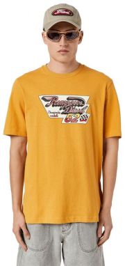 Tričko - DIesel T-JUST-C15 T-SHIRT oranžové