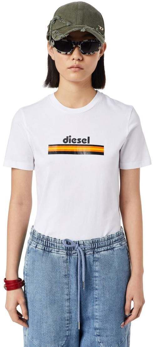 Tričko - Diesel T-REG-C26 T-SHIRT biele