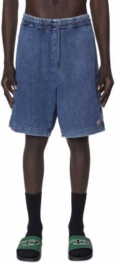 Diesel Krátke nohavice - D-BOXY-NE SHORTS modré