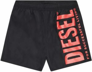 Diesel Plavky - BMBX-WAVE-WF BOXER-SHORTS čierne