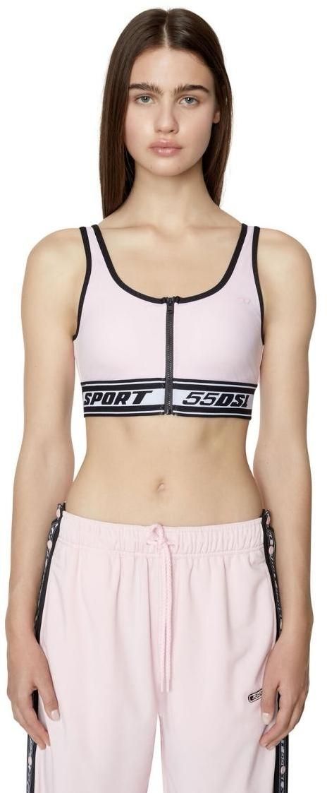 Diesel Podprsenka - AWB-MOTIONNE-WT08 Sports Bra ružová