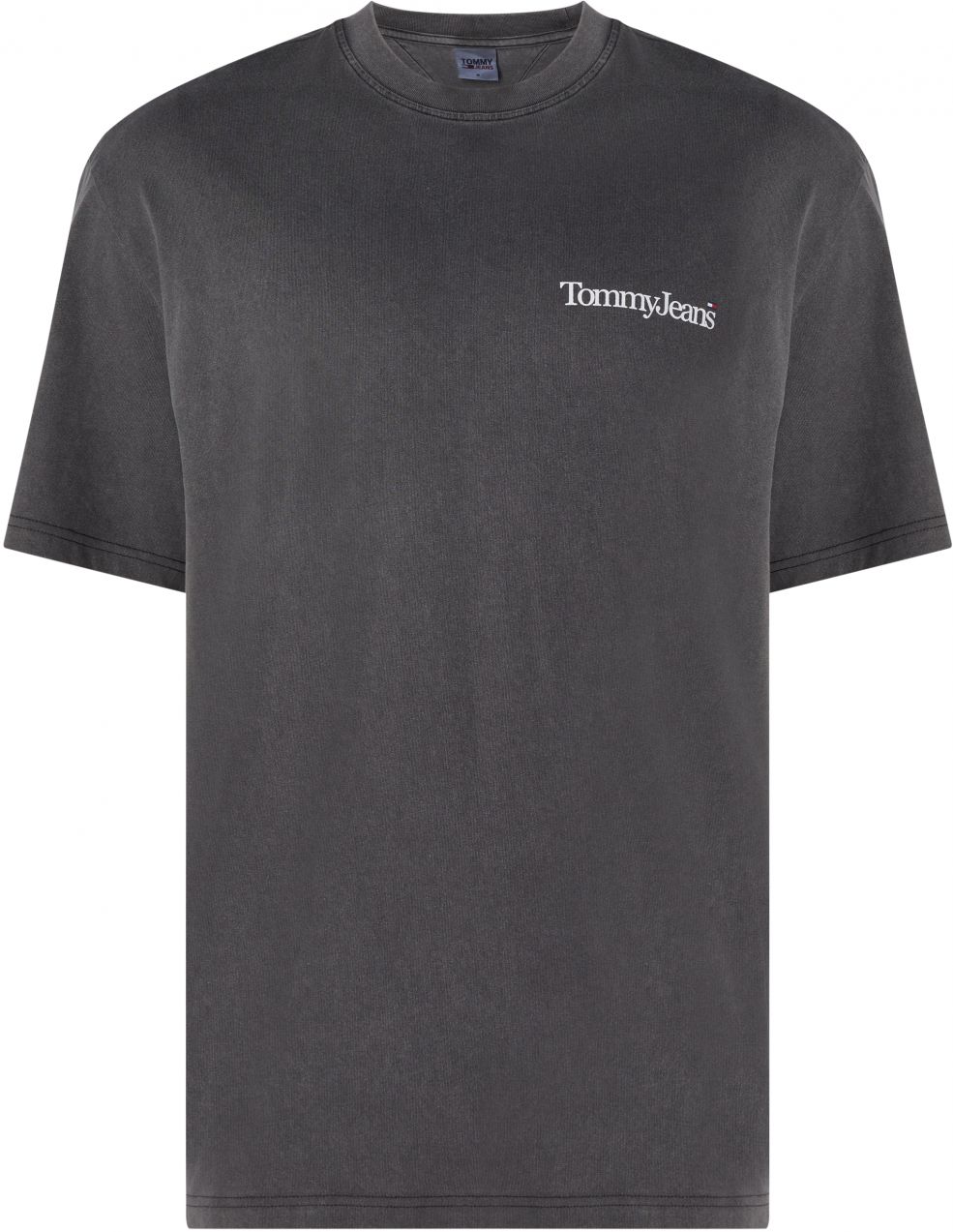 Tommy Jeans Tričko - TJM SKATER SERIF BAC čierne