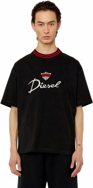 Diesel Tričko - T-WASH-G6 T-SHIRT čierne