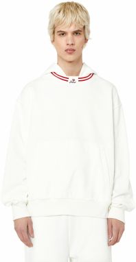 Diesel Mikina - S-MACRAU SWEAT-SHIRT biela