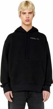 Diesel Mikina - S-MACS-HOOD-G3 SWEAT-SHIRT čierna